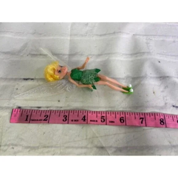 Jakks Pacific Disney Fairies Tinker Bell Fairy Mini Doll With Wings Shoes 2010 - Picture 6 of 6